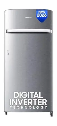 Samsung 189 L, 5 Star, Digital Inverter, Direct-Cool Single Door Refrigerator